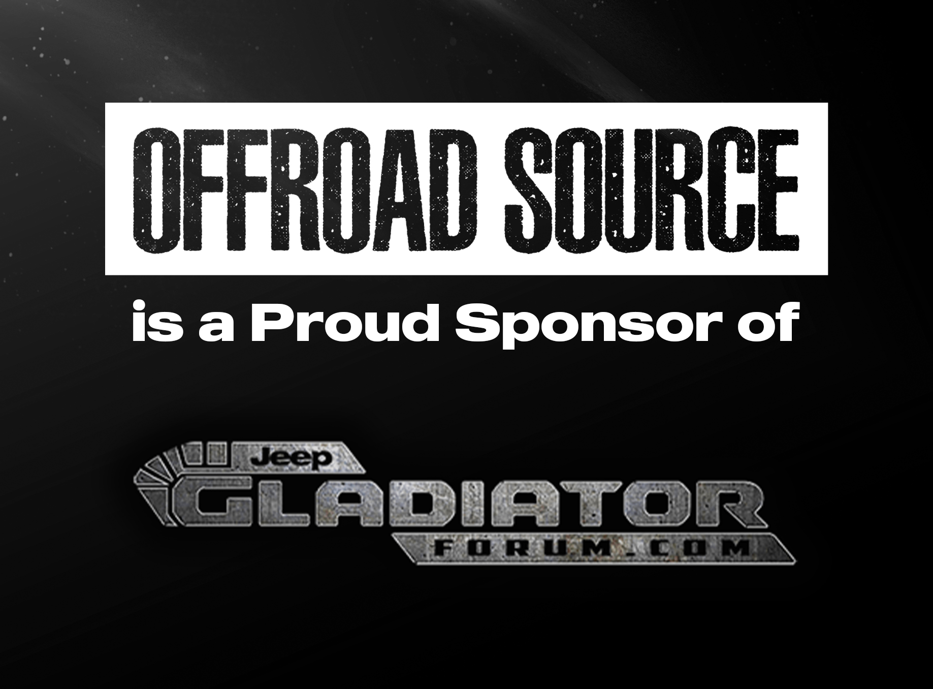 Jeep Gladiator Forum Sponsor Logo