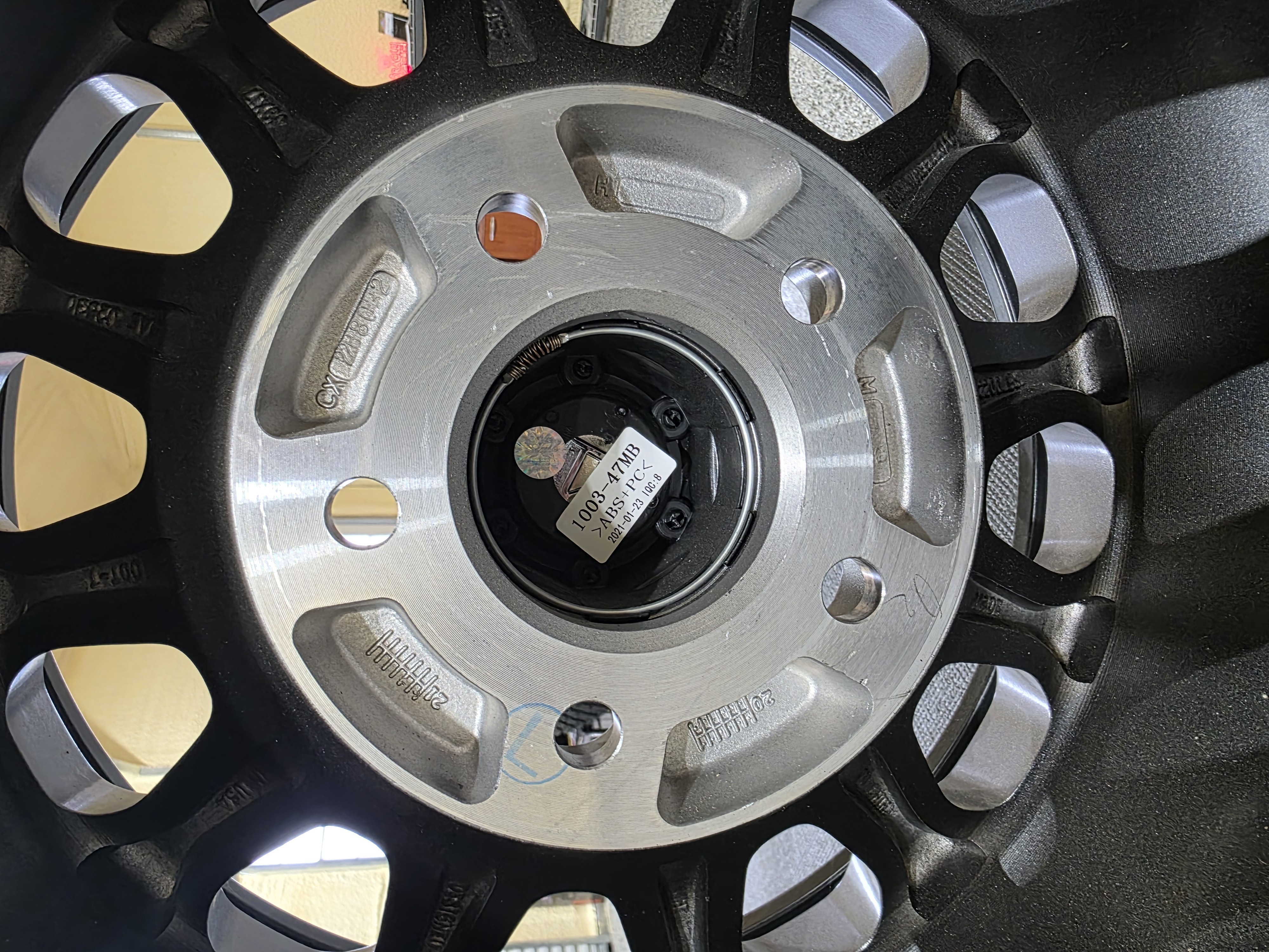 Wheel hub bore diagram for Jeep wheels