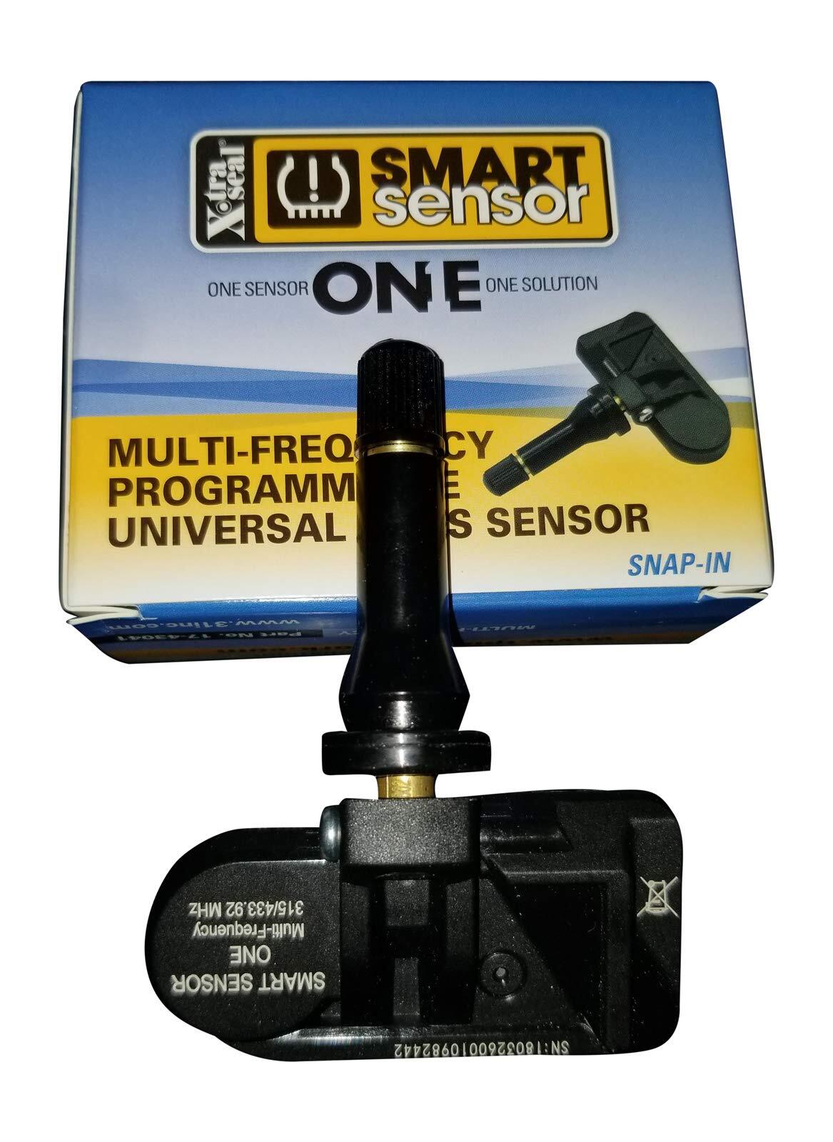 TPMS sensor and center cap on Jeep wheel