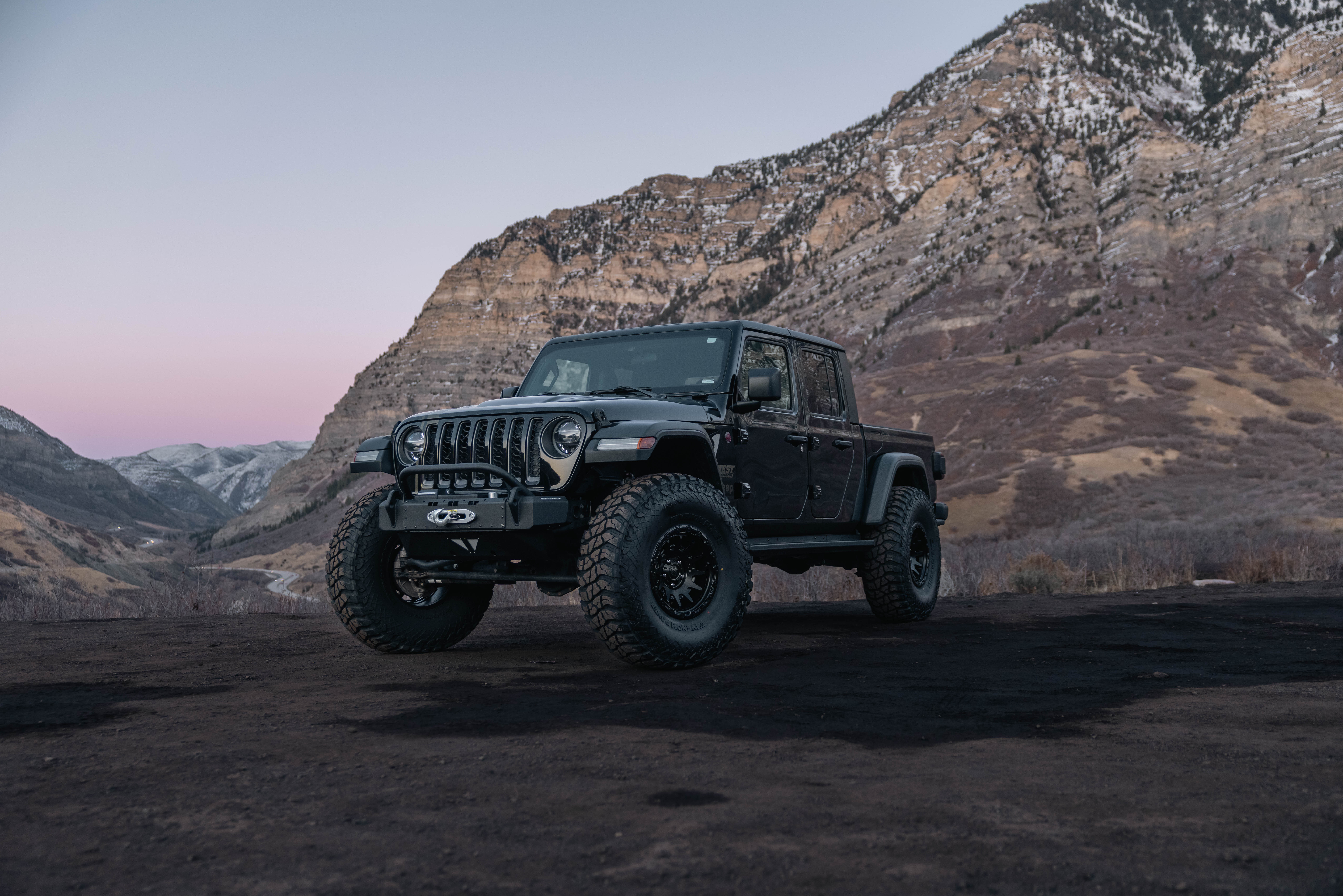 Jeep on beach