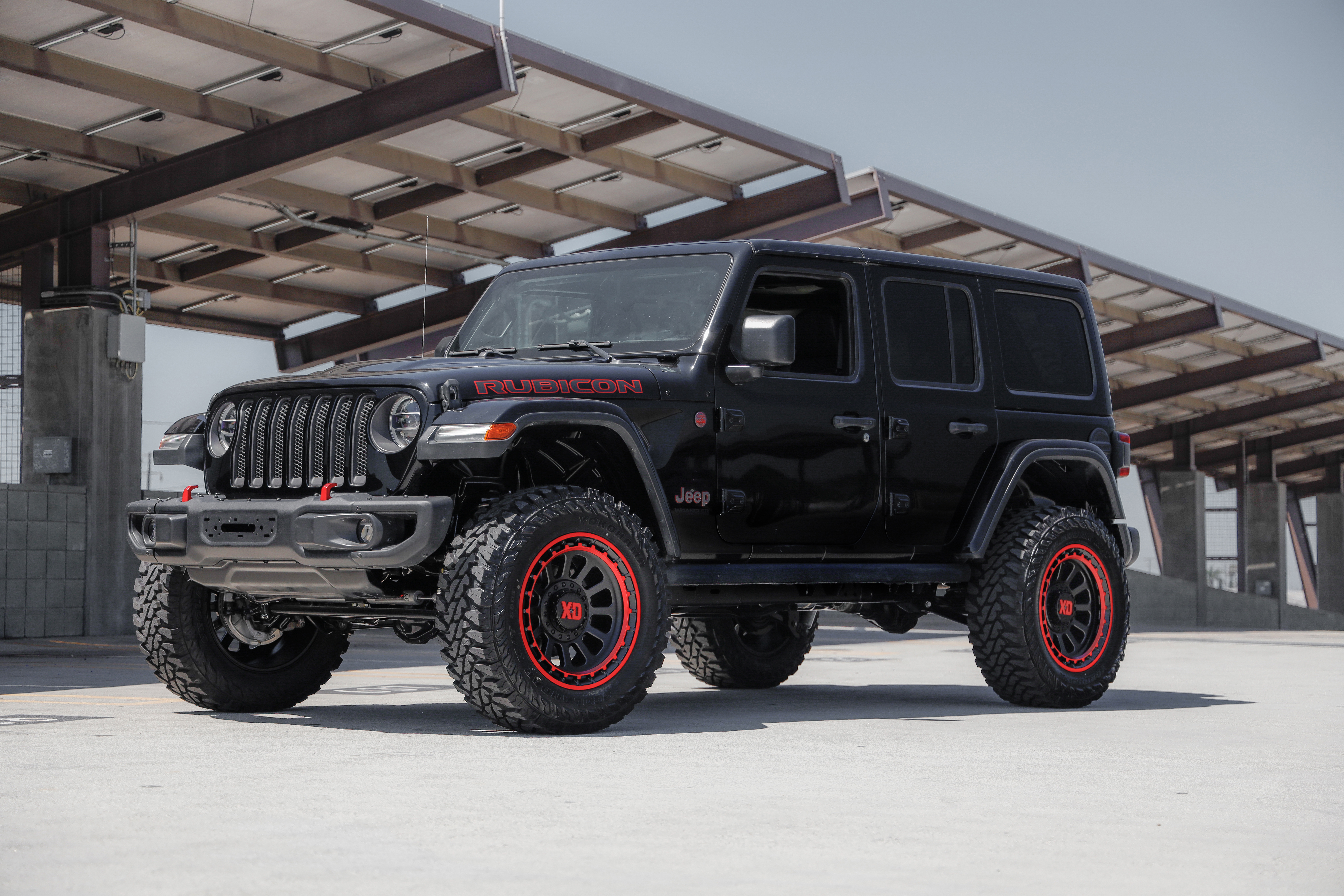 Jeep on beach