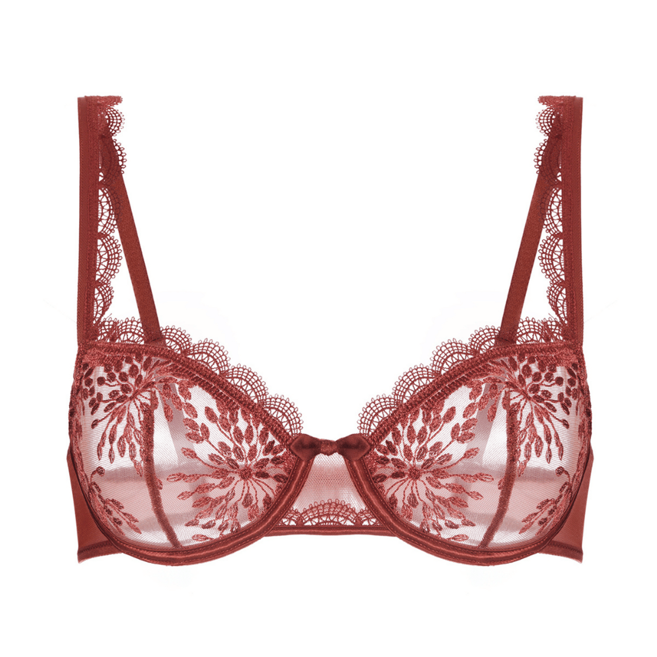 Simone Perele Women's Singuliere Sheer Plunge Bra