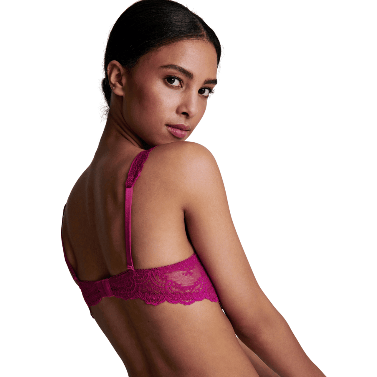 【Aubade】新作ブラ★バストアップタイプ ★DANSE DES SENS Aubade Danse Des Sens Push Up Bra - Lace Bras UK