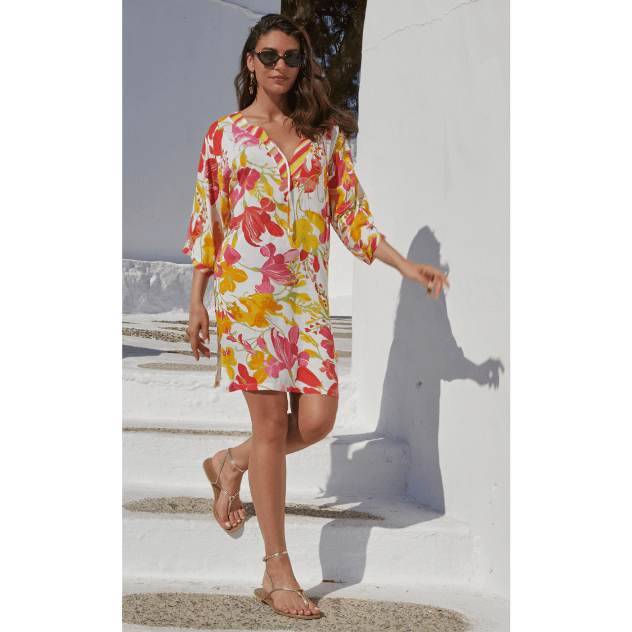 【LISE CHARMEL】新作ポンチョ★ENVOLEE FLORALE Lise Charmel Envolee Florale Beach Tunic