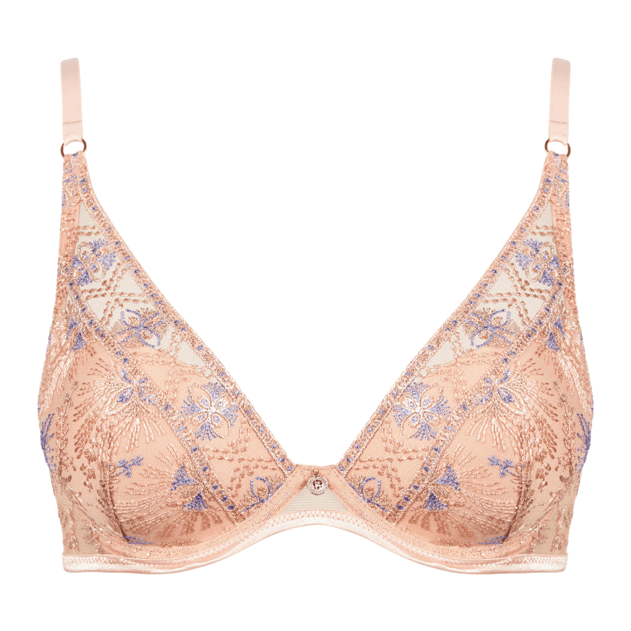 新作【Aubade】Sound of Heart プッシュアップブラ Aubade Sound of Heart Push Up Bra - Plums Lingerie