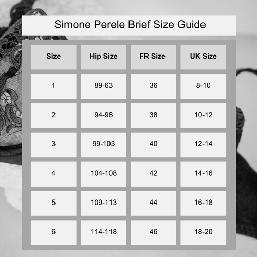 Perele Size Chart Australia