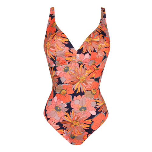 Prima Donna Swim Melanesia Swimsuit 4007539 Coral Flower Front