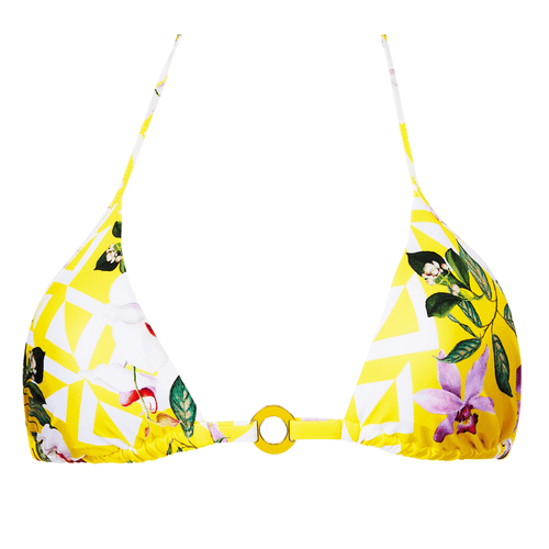 Lise Charmel Jardin Delice Triangle Bikini Top Front Lise Charmel Jardin Delice Triangle Bikini Top Front