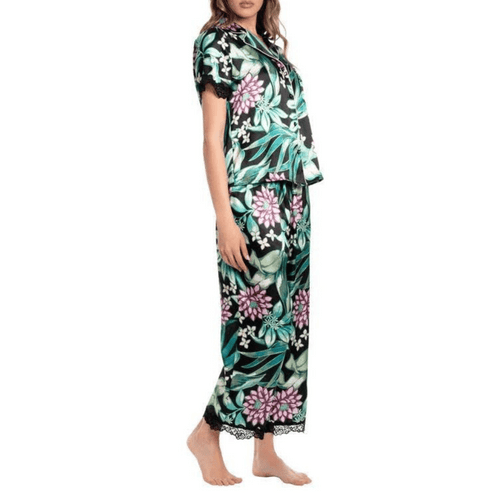 In Bloom Adeline Print Satin Pyjamas In Bloom Adeline Print Satin Pyjamas