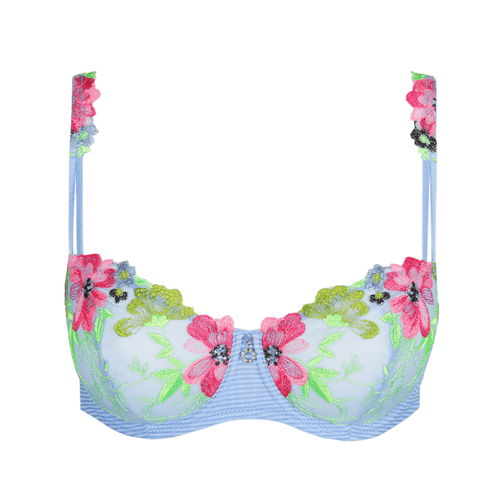 Marie Jo Odilly Balcony Bra 0102883 Blue Marie Jo Odilly Balcony Bra 0102883 Blue