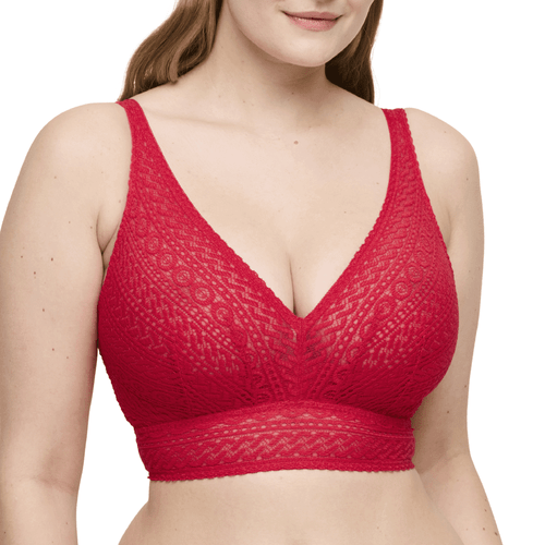 Prima Donna Montara Bralette 0163386 True Red Front Prima Donna Montara Bralette 0163386 True Red Front