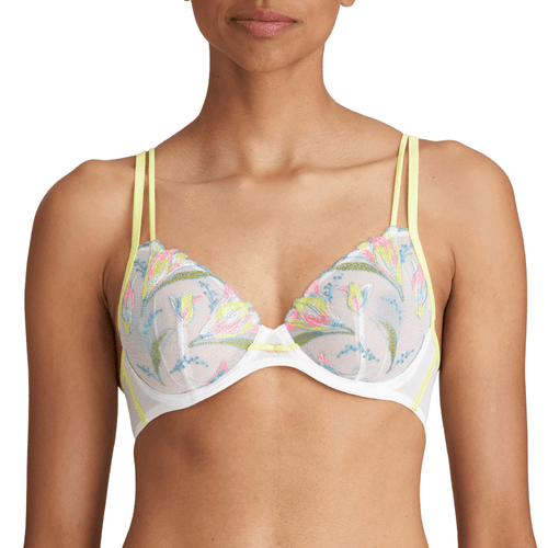 Marie Jo Yoly Plunge Bra 0102772 White Front Marie Jo Yoly Plunge Bra 0102772 White Front