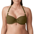 Prima Donna Swim Sahara  Full Cup Bikini Top 4006310 Olive Green Front