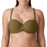 Prima Donna Swim Sahara Strapless Bikini Top 4006317 Olive Green Front