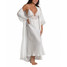Linea Donatella Long Satin Night Gown LXB020 Ivory Side