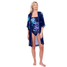 Gottex Water Lily Navy Blue Kimono 25WL727NB Front Gottex Water Lily Navy Blue Kimono 25WL727NB Front