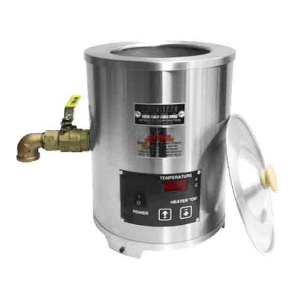 4qt Steel Melting Pot, Digital, Stainless Steel | CMTP