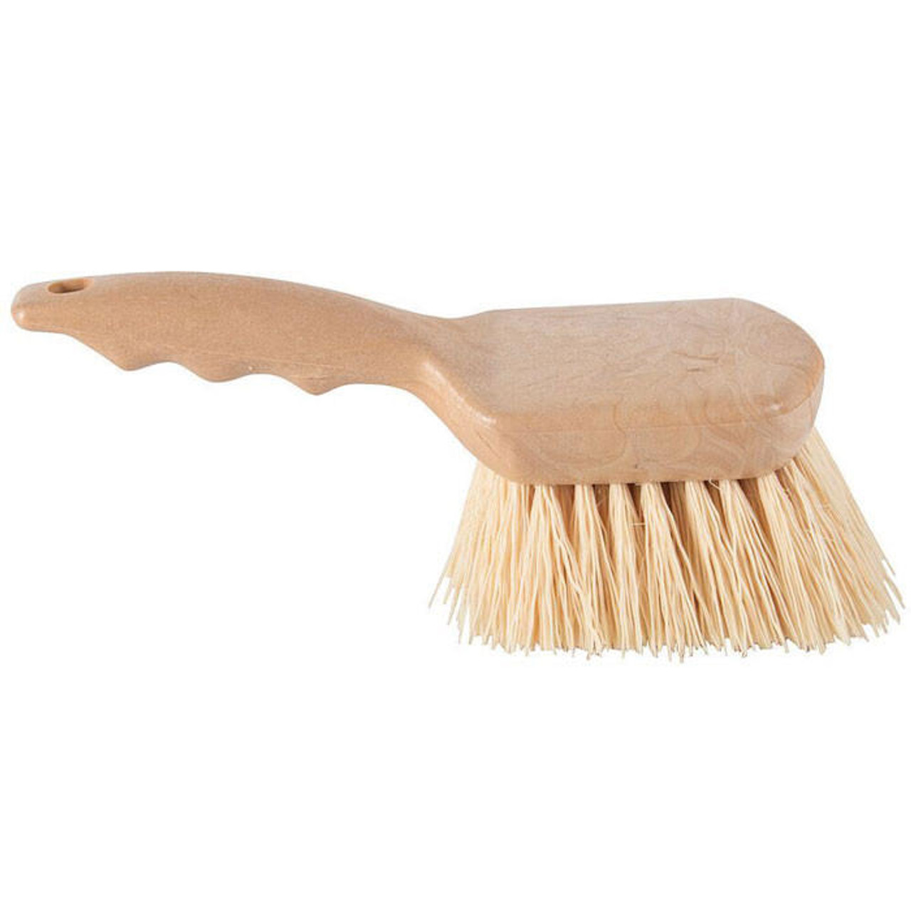 United Abrasives SAIT 05768 3 x 7 Brass Scratch Brush Small Cleaning Brush  with Plastic Handle