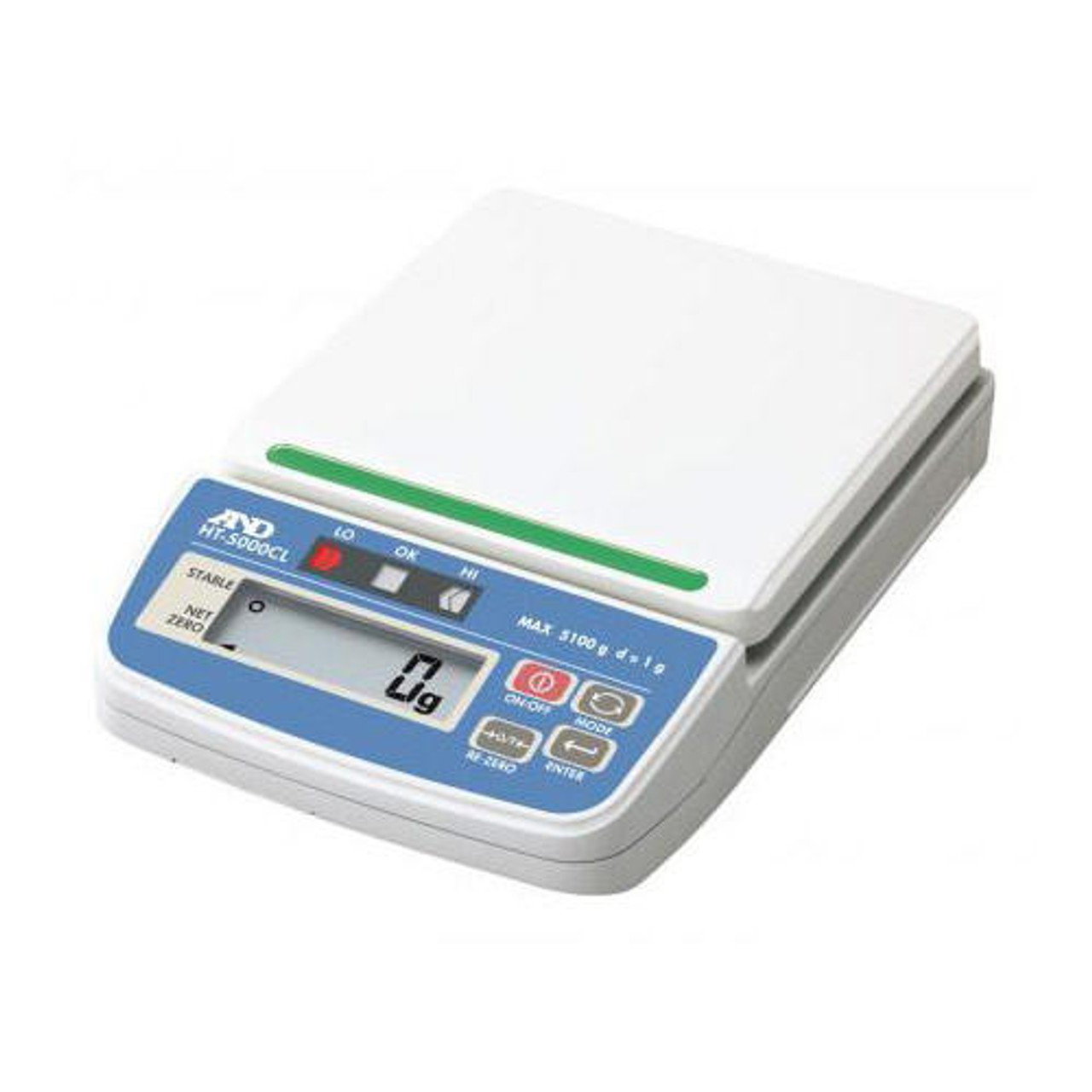 A&D Weighing HT-5000CL Compact Scale, 5100g x 1g | A&D Scales and