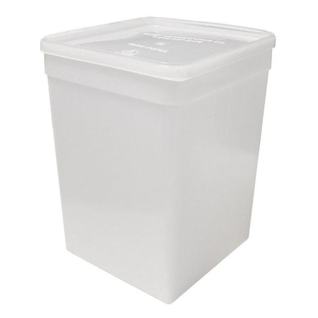 Half Gallon Square Container W/ Snap-On Lid