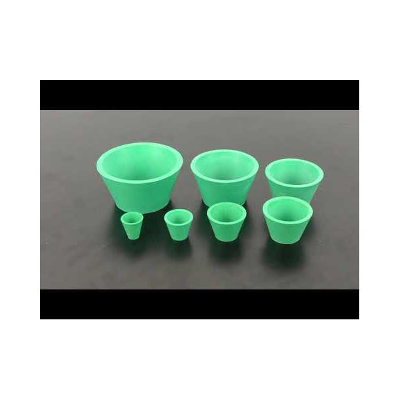 United Scientific FASN07 Filter adapter set of 7, rubber