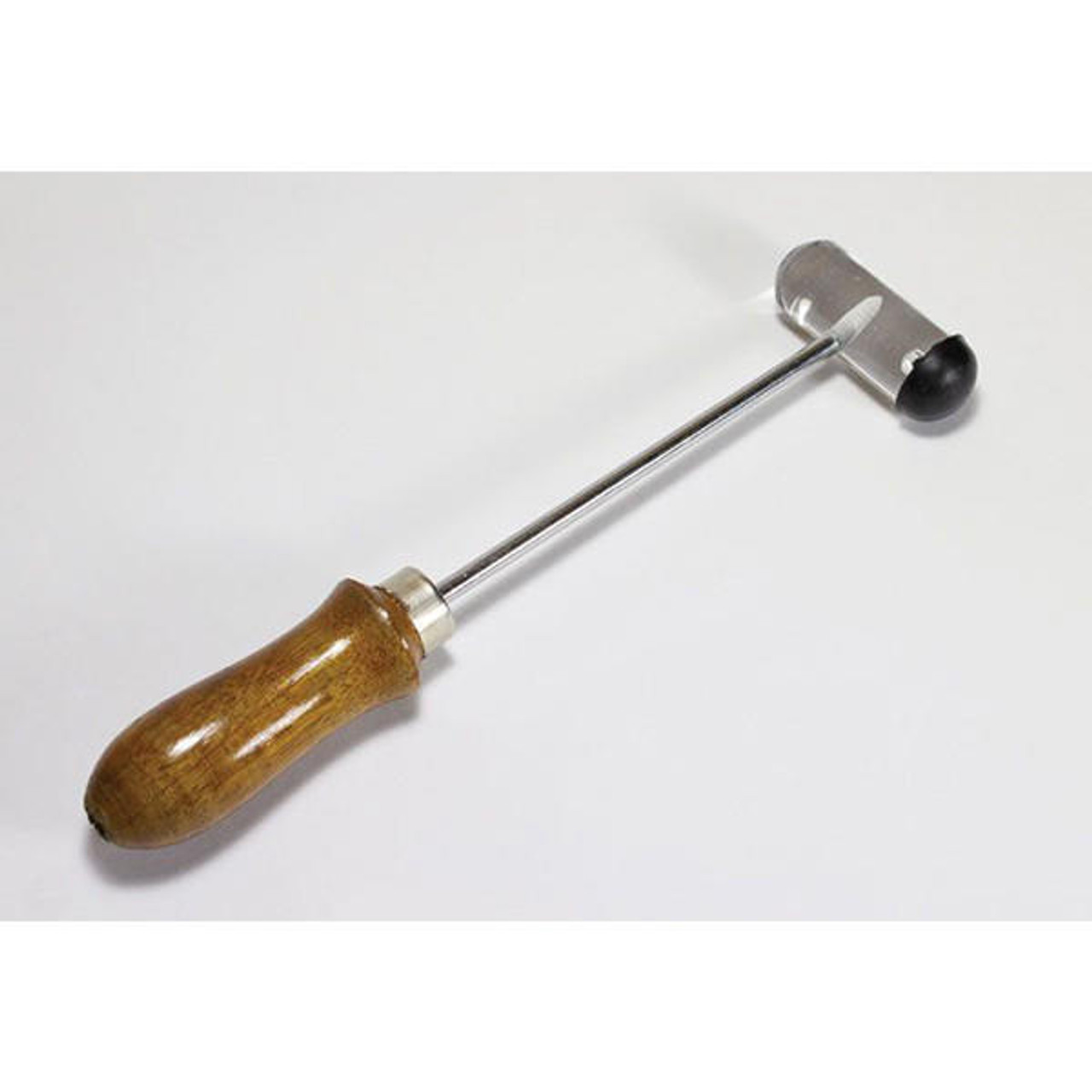 Tuning fork mallet w/acrylic/rubber striker