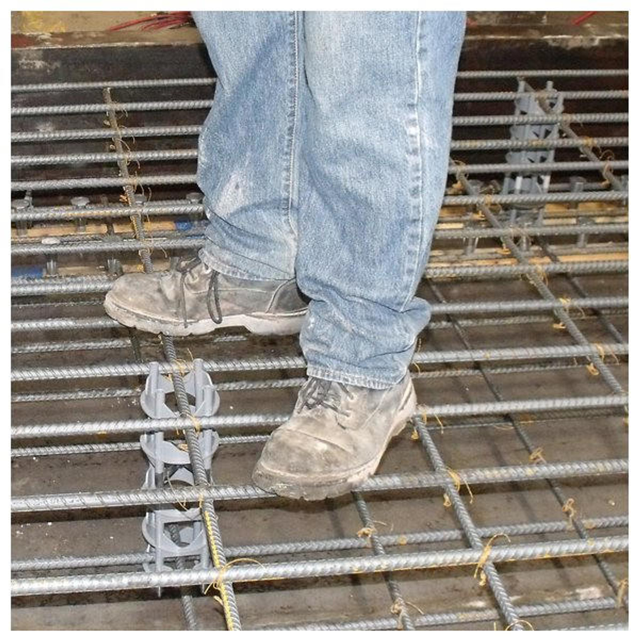 Polylok 3058SC Stackable Chair for 11/2" and 2" Cover (Case of 200) Rebar Mesh Chair