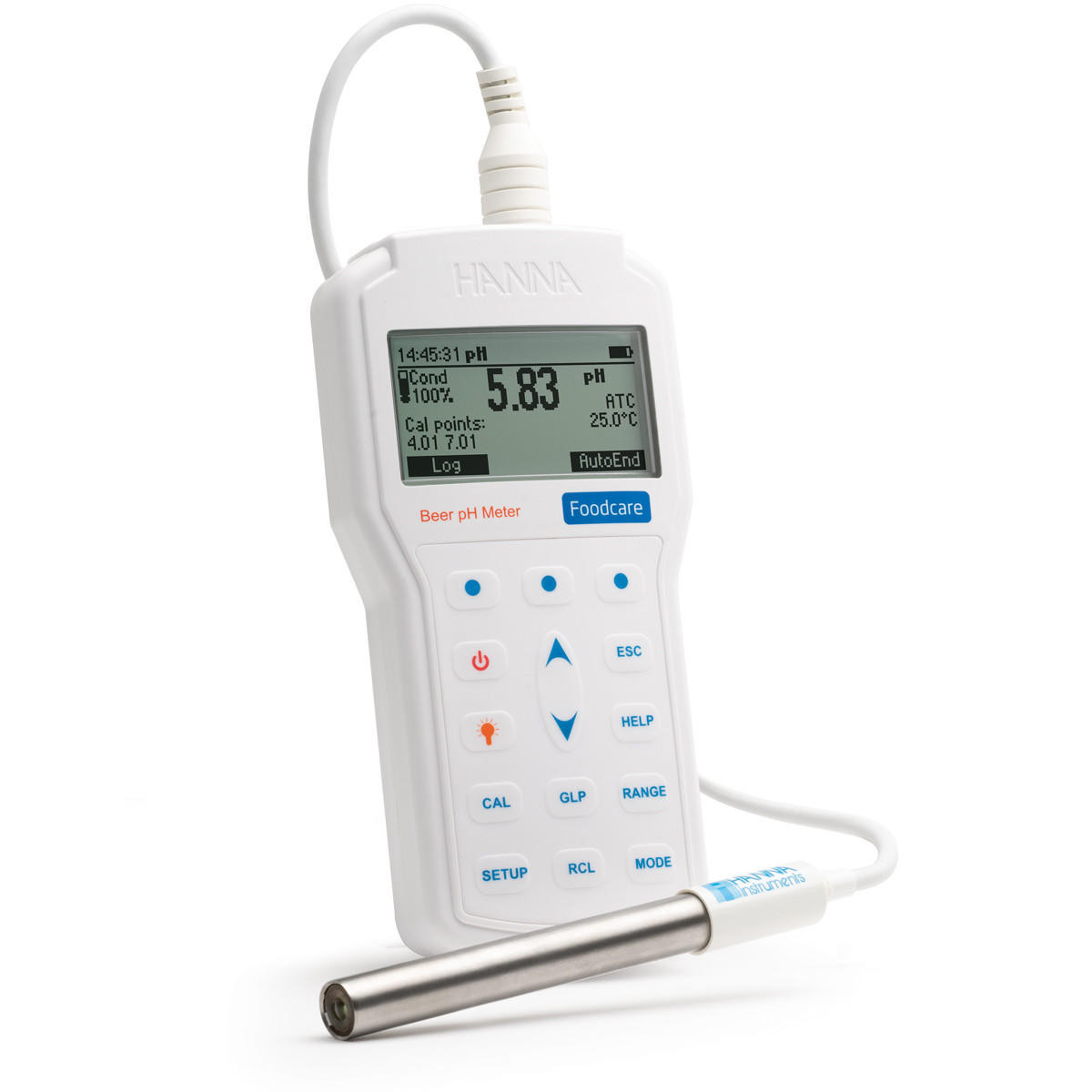 Hanna HI98167 Professional Portable Beer pH Meter