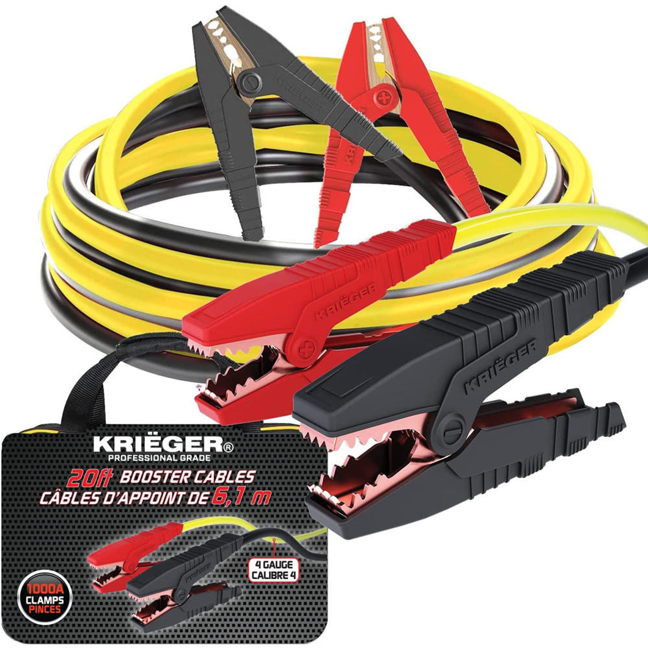 Krieger Jumper Cable for Car Battery | Battery Boosters and Jump