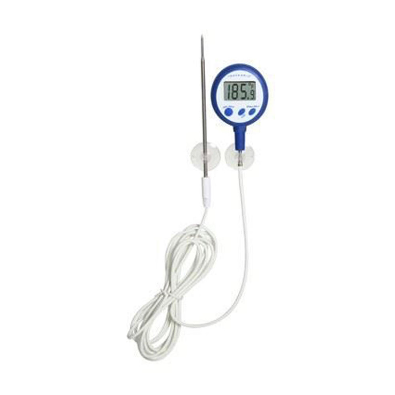 Traceable Remote Probe Digital Thermometer with Calibration; 1 Extra-Long  Stainless Steel Probe