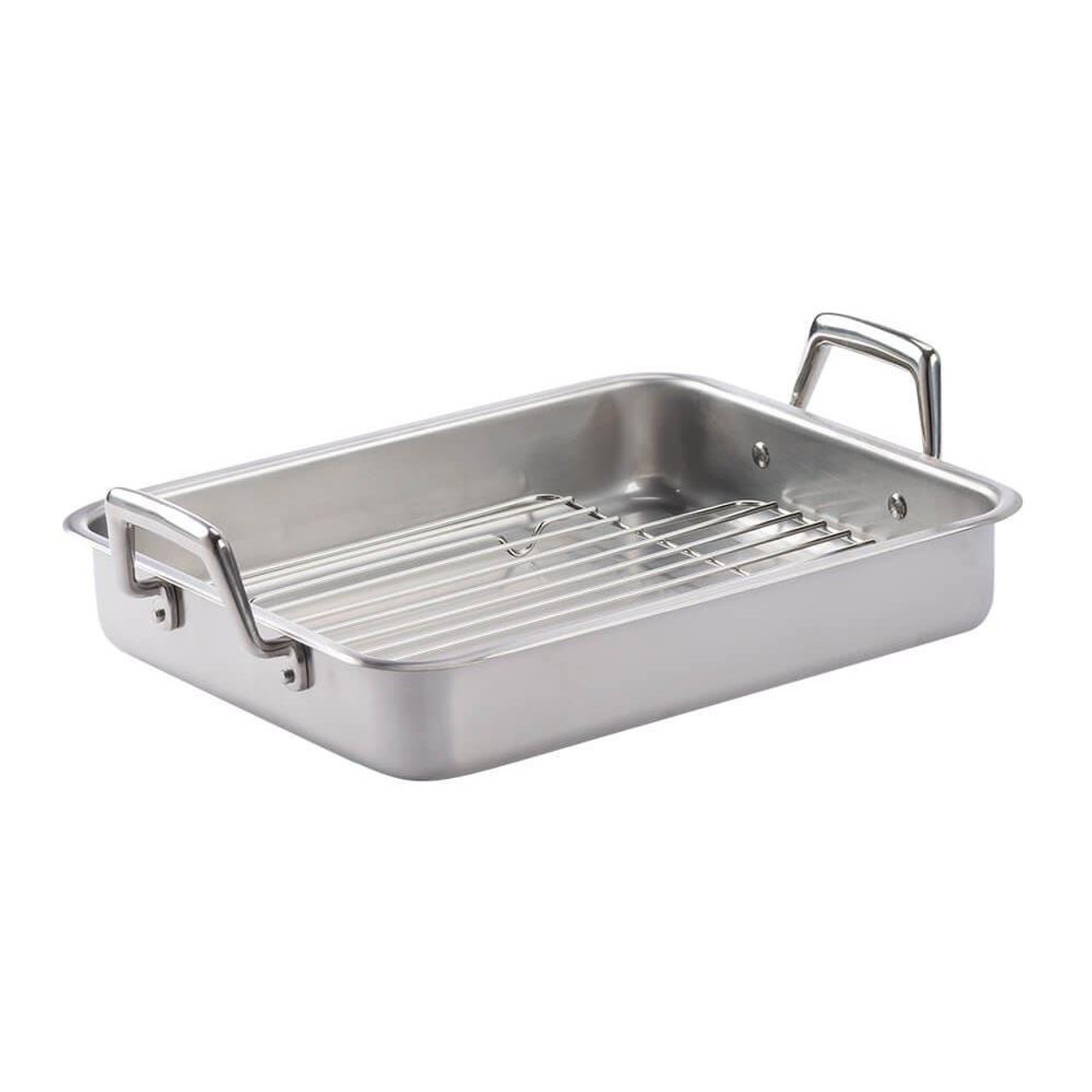 Aluminum Roaster Pan with Handles 14 1/4in x 17 1/2in