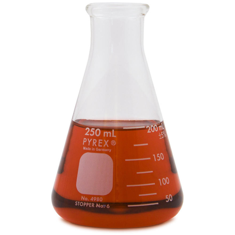Pyrex 250 ml Erlenmeyer Flask | Flasks, Graduated Cylinders | CMTP