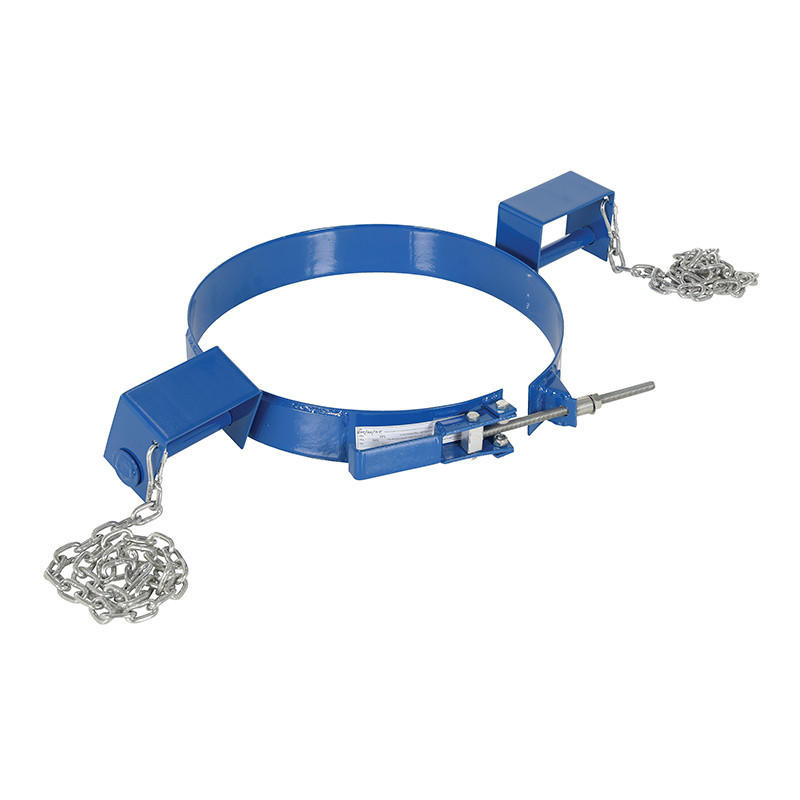 Dur M Rind Carbon Tilting Drum Ring, 30 Gallon Drum 1,200 lb., Blue | CMTP