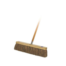 Novaliv Street Broom With Handle, 40 Cm, Elastic Bristles, Ideal As An Outdoor Broom, Garden Broom With Handle, Hard Bristles, Patio Broom, Stable Broom, Industrial Broom, For