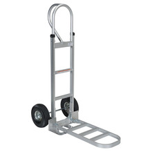 Vestil Aluminum Hand Truck With Loop Handle - 500 Lb Capacity, Hard Rubber Wheels, 62-7/8" H - View #3