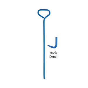 T&T Tools 36in Long Snub Nose Hook Manhole Cover Opener