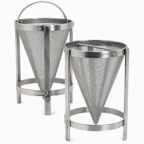 Gilson Company Wire Mesh Cone Set for 1000g Reflux Extractor, stainless steel mesh cone set with stands for laboratory reflux extraction.