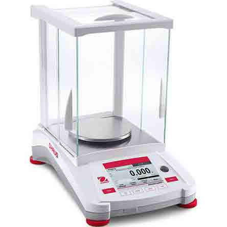  Ohaus 30100601 Adventurer AX124/E Analytical Balance, 120g x 0.0001g 