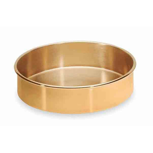 Global Gilson V200BH XPN, 200mm Sieve Pan, Brass, Half Height