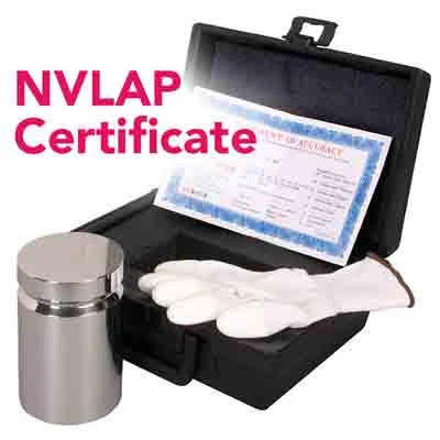 Global Gilson OBA-414W Calibration Mass, ASTM Class 4, 10kg, NVLAP