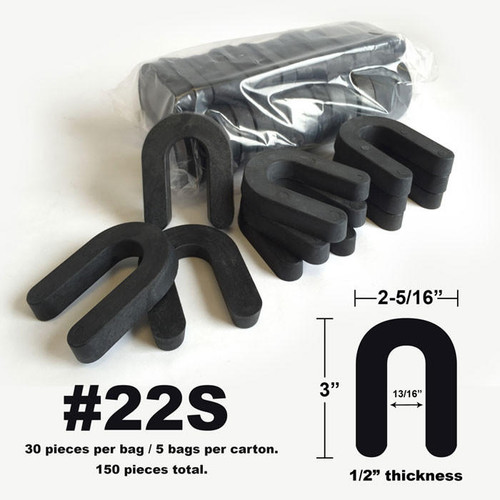  Deslauriers 22S Econ-O-Shim 20-Series, 1/2" Thickness Solid (150/Ct.) 