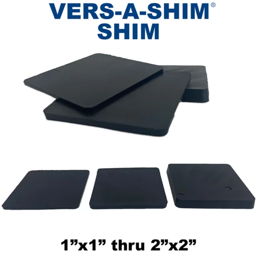 Deslauriers Vers-A-Shim for Small Masonry, 1in x 1in, 1/16in Thickness (1000/Ct) 