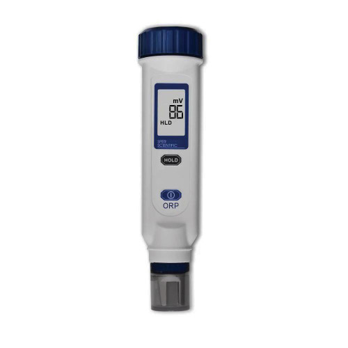 Sper Scientific Large Display ORP Pen, digital ORP measurement device with a clear large display and control buttons.