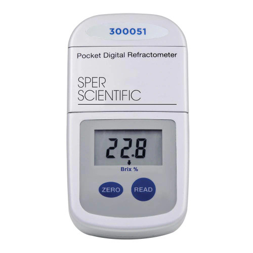 Pocket Digital Refractometer - Brix, 0 to 65%