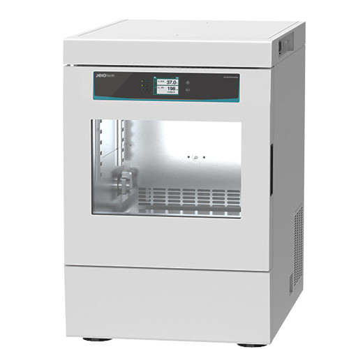 Lab Companion ISS-3075R Incubated Shaker (Stackable), laboratory incubator and shaker device with digital display and stainless steel interior.