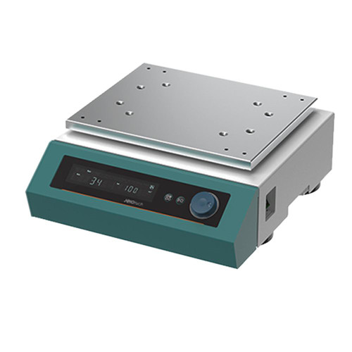 Lab Companion OS-4000 Shaker (Dual Action) (Orbital), 450×450mm Platform including digital controls and a sturdy metal platform for laboratory mixing applications.