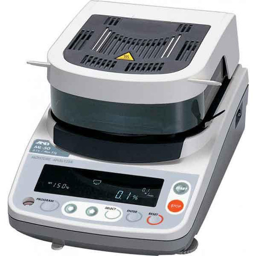  A&D Weighing ML-50 Moisture Analyzer, 51g x 0.005g 