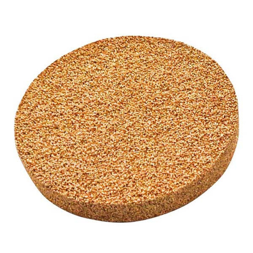 2.5in Diameter Bronze Porous Stone, 0.25in Thick