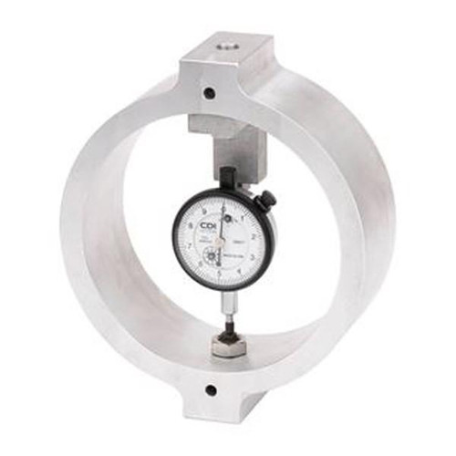 Gilson Company Load Rings for Soil Testing, 10,000lbf, industrial soil testing load ring with dial gauge for measuring force.