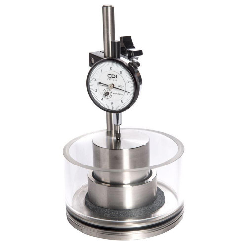 Gilson Company 60psf Basic Swell Consolidometer, 2.5 inch diameter, precision laboratory testing instrument for soil swell testing.